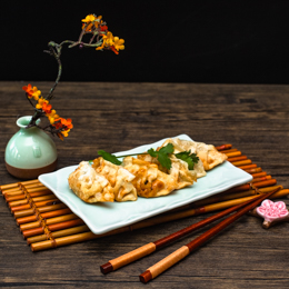 Raviolis grillés au poulet